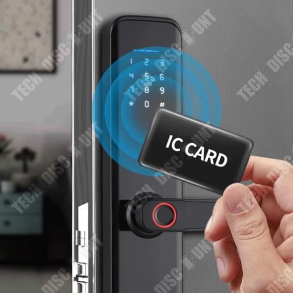 TD® Smart Home Entrédörrlås Innerdörr Fingeravtryckslås Stöldskyddskontorsdörrlås