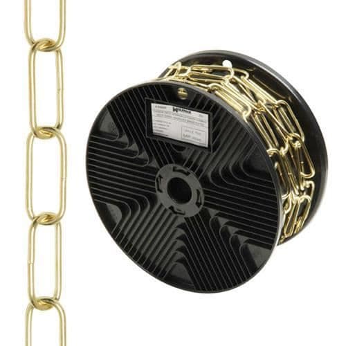 Cadena Decorativa Lisa Latonada 3,4x43 mm. Rollo 20 meter