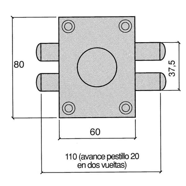 Ucem 4111-hb/60 lås