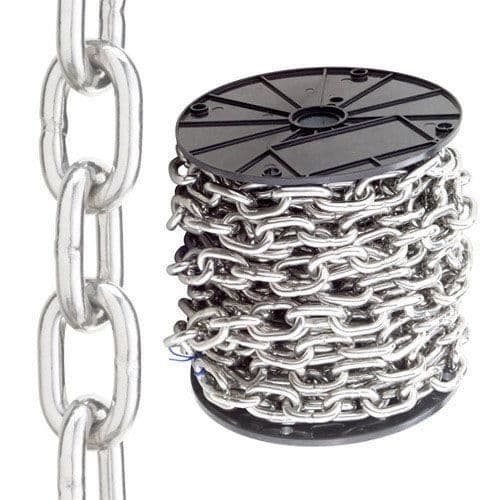 Cadena In Rollo Zincada 6 mm.(Rollo 36 meter)