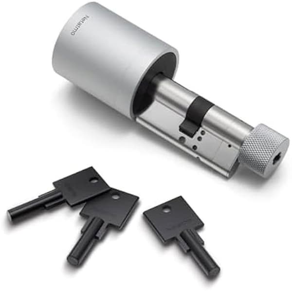 Intelligent Lås - NETATMO - Smart Dörrlås - Smartphone Åtkomst - Säker NFC Nycklar - Europeisk Cylinder