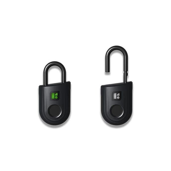 Fingeravtryckshänglås - Hänglås Lite - IGLOOHOME - Svart - Biometriskt - Uppladdningsbart batteri