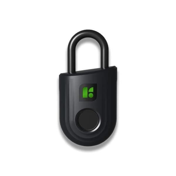 Fingeravtryckshänglås - Hänglås Lite - IGLOOHOME - Svart - Biometriskt - Uppladdningsbart batteri