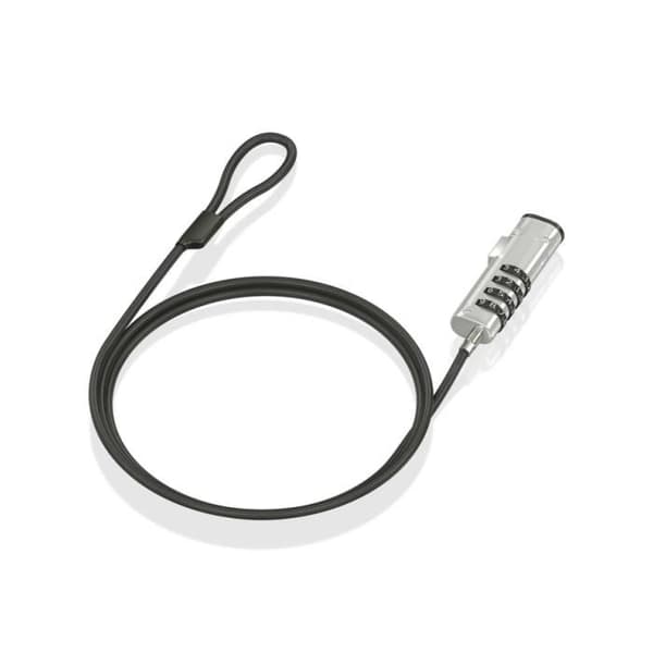 AISENS SÄKERHETSKABEL NANO KOMBINATIONS LOCK 1,5M