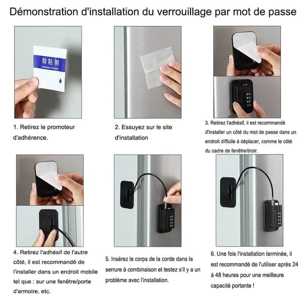 Barnsäker Spärranordning - Säkerhetslås för fönster med kodlås 2-Pack