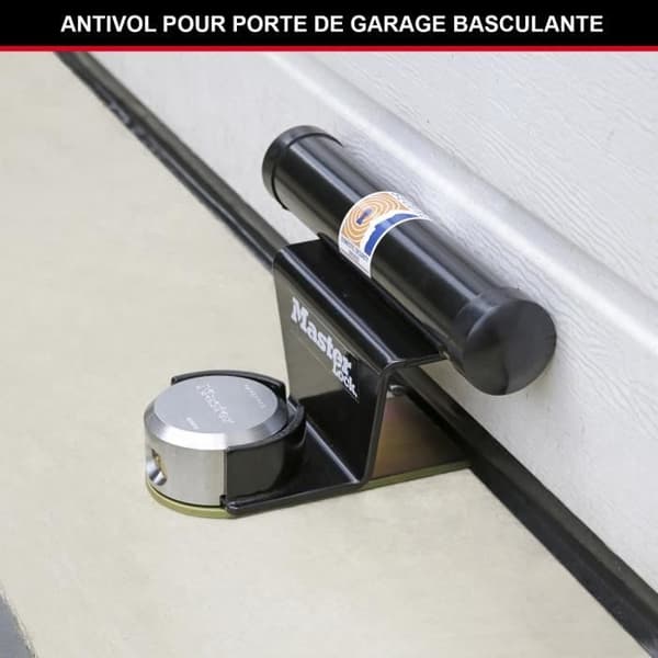 Stöldskyddsanordning för lutning av garageport - MASTER LOCK - Säkerhetsbygel i stål - 6-stifts cylinder