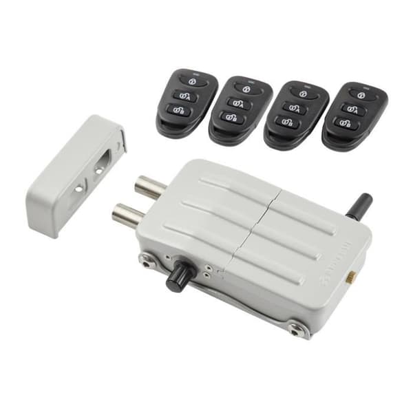 ARREGUI CI10P Elektroniskt lås, osynligt lås, 4 fjärrkontroller, silver