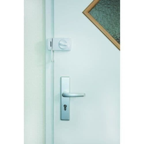 Abus 532 764 7030 W Extra dörrlås mellan uthyrare Vit
