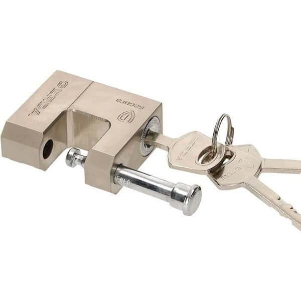 KOTARBAU® Heavy Duty 50 mm skaft hänglås Förstärkt automatiskt stöldskyddshänglås ger skärmotstånd Skyddar mot L