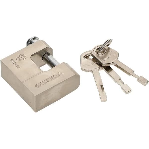 KOTARBAU® Heavy Duty 50 mm skaft hänglås Förstärkt automatiskt stöldskyddshänglås ger skärmotstånd Skyddar mot L