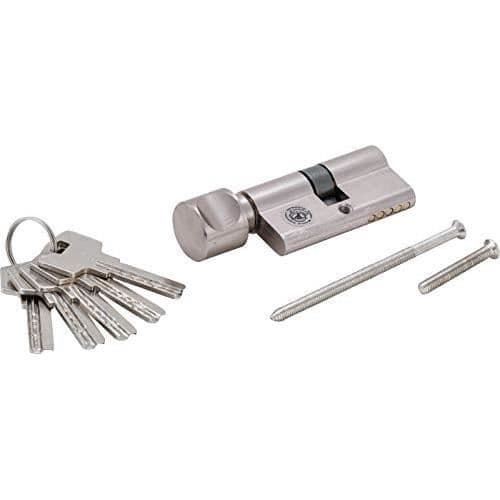 KRAFTMANN 85270 | SÄKERHETSLÅS CYLINDER | MED KNAPP | 70