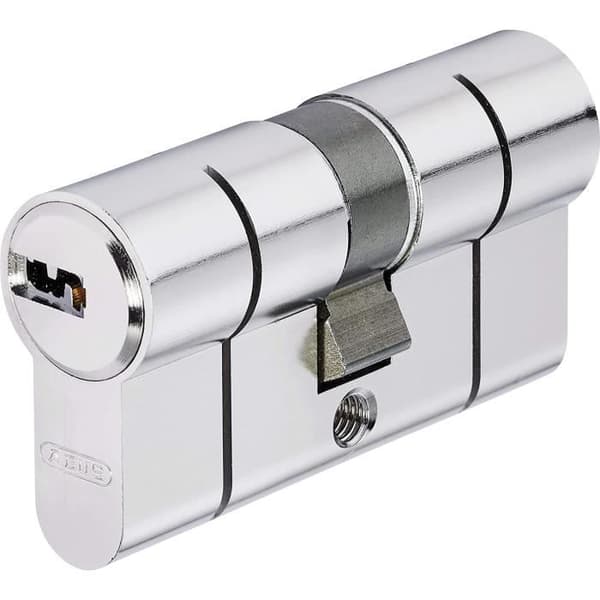 Abus Cylinder Dubbel Entry D6PSN 40-40 mm Bkn, Nickelpläterad - 0072619