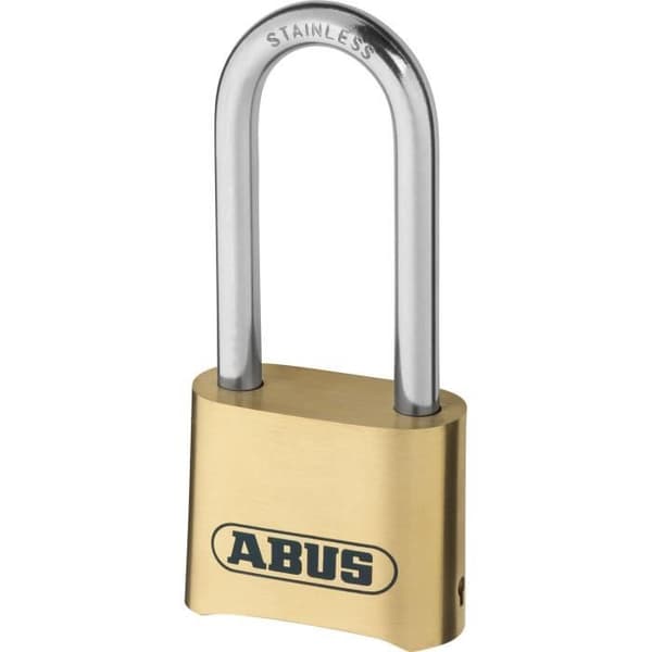 Kombinationshänglås - ABUS - 180IB/50HB63 B/DFNLI - Smidd mässingskropp - Handtag i rostfritt stål - Numerisk kod