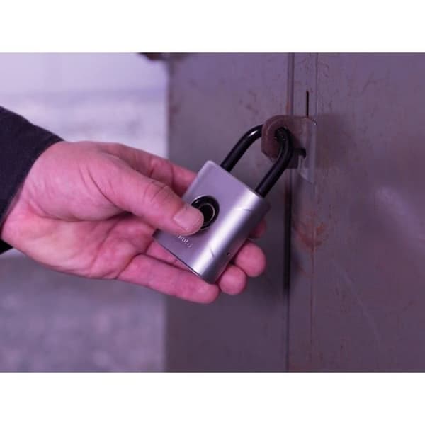 ABUS 57/50 Touch biometriskt hänglås - Fingeravtrycksöppning - Väderbeständig
