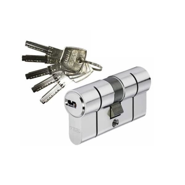 Cylinder D6 45x45mm anti-brott varierar D6PSN 45/45 BK Abus