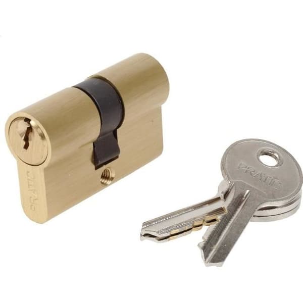 BRICARD PRATIC 1439 dubbelgångs mässingscylinder 25+25 mm - Säkerhetsnivå 1