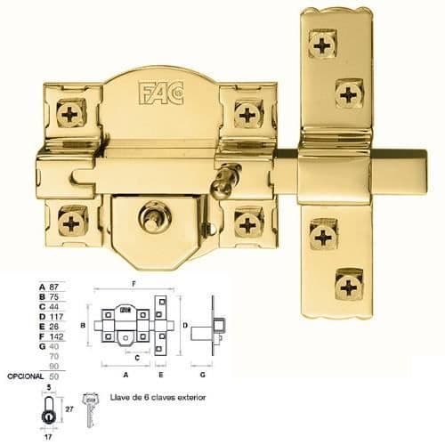 BOLT 300-R / FAC 80 DORADO 40MM
