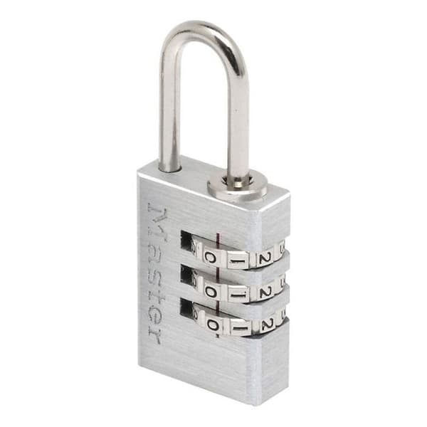 MASTER LOCK 20mm Kombinationshänglås i aluminium