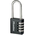 Miniatyrbild 1 av 2: Svart kombinationshänglås i aluminium - MASTER LOCK - 7640EURDBLKLH - Diameter 6 mm - Utility