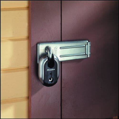 Hänglåsdörr i härdat stål 15,3 cm - MASTER LOCK - Diameter 11mm - Nyckellås - Säkerhet