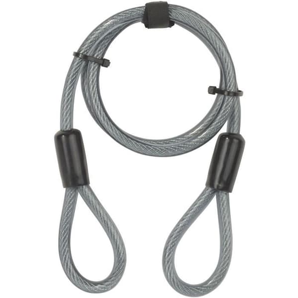 Yale spiralkabellås, 2 öglor för cykel, MTB, 120 cm x 12 mm