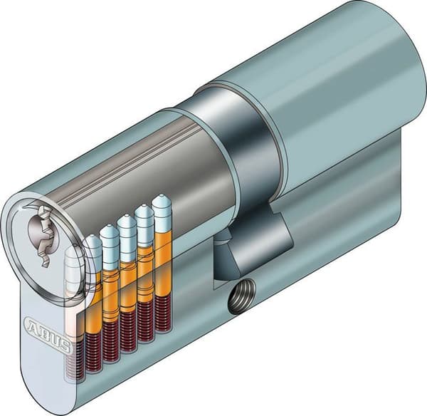 Lås - cylinder - cylinder - Abus lås - 59815 - E30NP Låscylinderprofil 35/55 med 5 nycklar