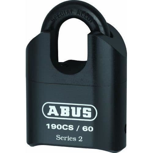 ABUS 190/60 Kombinationshänglås Infällbar bygel (UK Import)