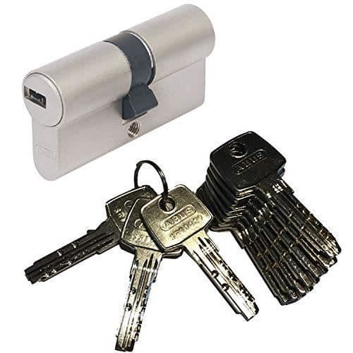 Abus EC550 Dubbelcylinderlängd (A-B) 30-45 mm (C = 75 mm) med 10 nyckel