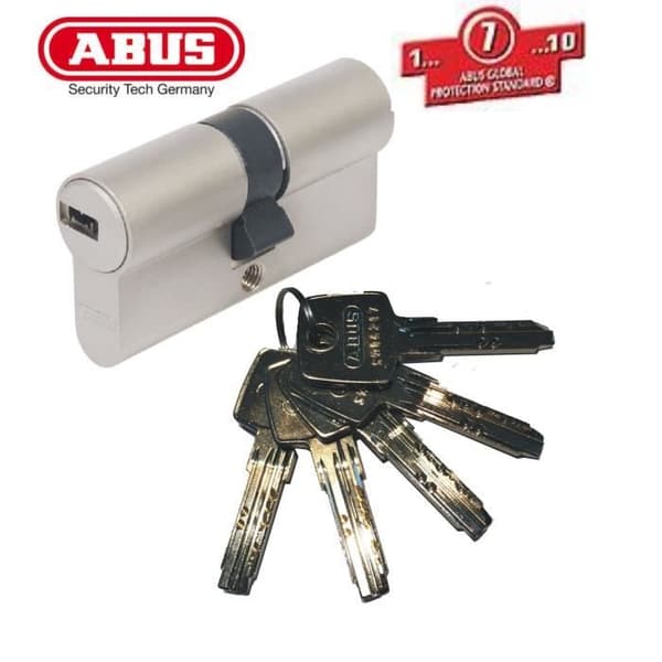 ABUS Dörrcylinder EC550NP 40/60mm med 5 nycklar