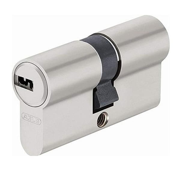 Lås - Abus - EC-S Cylinder 40x55 mm Matt Nickelpläterad - Urkopplingsbar - 5 vändbara nycklar