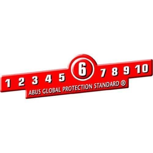 Dörrlåset - ABUS - 2130 W B/DFNLI - 5 punkter - Vit - Med nyckel