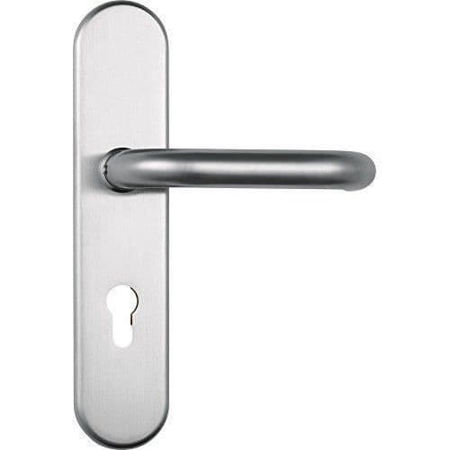 Abus 425554 KLZS714 ER EK cirkulär dörrbeslag med cylinderbeskydd 12231 - rostfritt stål - 12231