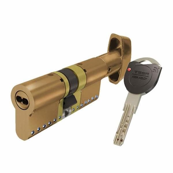 Lås - pipa - cylinder - Tesa-lås - TK1B3030L - Assa Abloy högsäkerhetscylinder