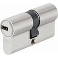 Miniatyrbild 1 av 4: Abus EC-SNP 45/45 urkopplingsbar cylinder för ytterdörrar/lägenhetsingångar, matt nickelpläterad, 45/45 mm - 45009
