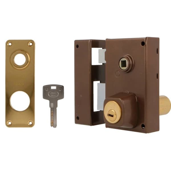 Lås - pipa - cylinder - Amig-lås - 75N - Locklås för Dörrsäkerhet | Robust stål