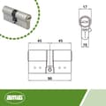 Miniatyrbild 2 av 4: Lås - pipa - cylinder - Amig lås - 20000
