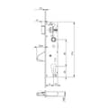 Miniatyrbild 2 av 3: Lås - pipa - cylinder - Tesa-lås - 2210BE203AI - Assa Abloy 2210253 Enpunktslås för metallprofil,