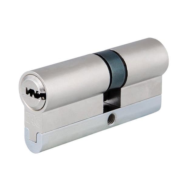 Lås - pipa - cylinder - Fac-lås - 23254 - Högsäkerhets europeisk profilcylinder, satinkrom, 70 mm