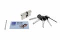 Miniatyrbild 1 av 4: Tesa - TX853545N - Assa Abloy, högsäkerhetscylinder TX80 Dubbelkoppling lång kamförnicklad nyckel 35 x 45 mm