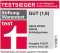 Miniatyrbild 2 av 2: Abus - 73738 - Dörrcylinder XP20SN 40/50 mm, Dubbel ingång, Nickel, Set med 5 delar