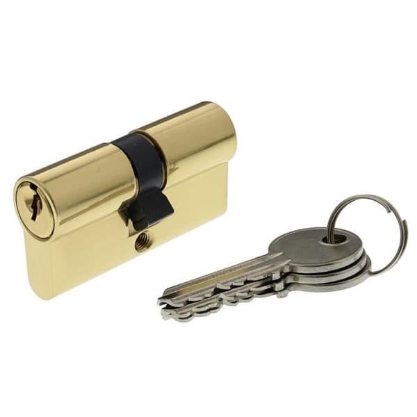 BRICARD SECURIPRO 30101 Cylindrar 30 + 30 mm dubbelgångs mässing