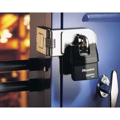 Master Lock 6127EURD 67 mm hänglås i laminerat stål med termoplastskydd, 35 mm bygel