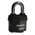 Miniatyrbild 1 av 3: Master Lock 6127EURD 67 mm hänglås i laminerat stål med termoplastskydd, 35 mm bygel