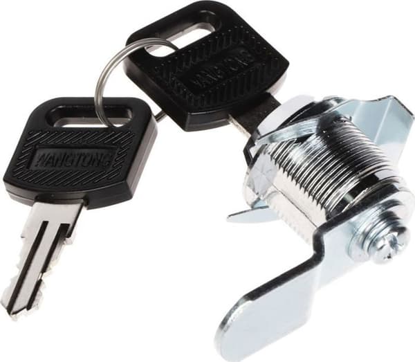 Lås - cylindrisk lås - cylinder - Delta-låser - A19-LOCK-N - LÅS FÖR RACKSKÅP