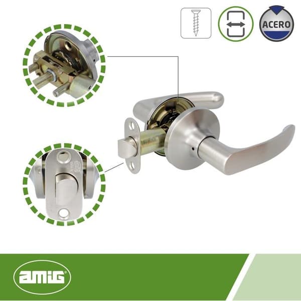Serrure - barillet - cylindre - verrous Amig - 730R