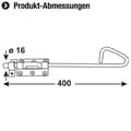 Miniatyrbild 2 av 2: Lås - cylinder - cylindrisk - Connex lås - DYB2900041