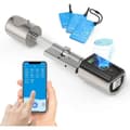Miniatyrbild 1 av 4: Ansluten lås dörr ingång - IP65 Fingeravtryckslås med 3 RFID-kort Biometrisk lås Cylinderlängd 40x3
