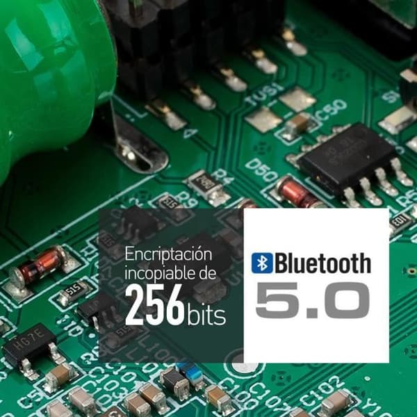 Högsäkerhets smart lås Nickel Matt Bluetooth AYR