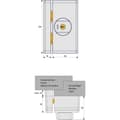 Miniatyrbild 2 av 4: ABUS Fönsterslå FTS96A AL0125 - Lås med Intuitiv Låsmekanism och Larm - Säkerhetsnivå 10 - Silver