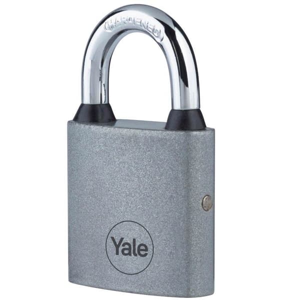 Yale hänglås - Y111S/32/116/1 - 32 mm järnhänglås - Silver - Schackel i härdat stål - Användning inomhus